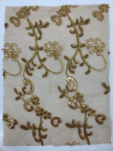 Lace embroidery sequence