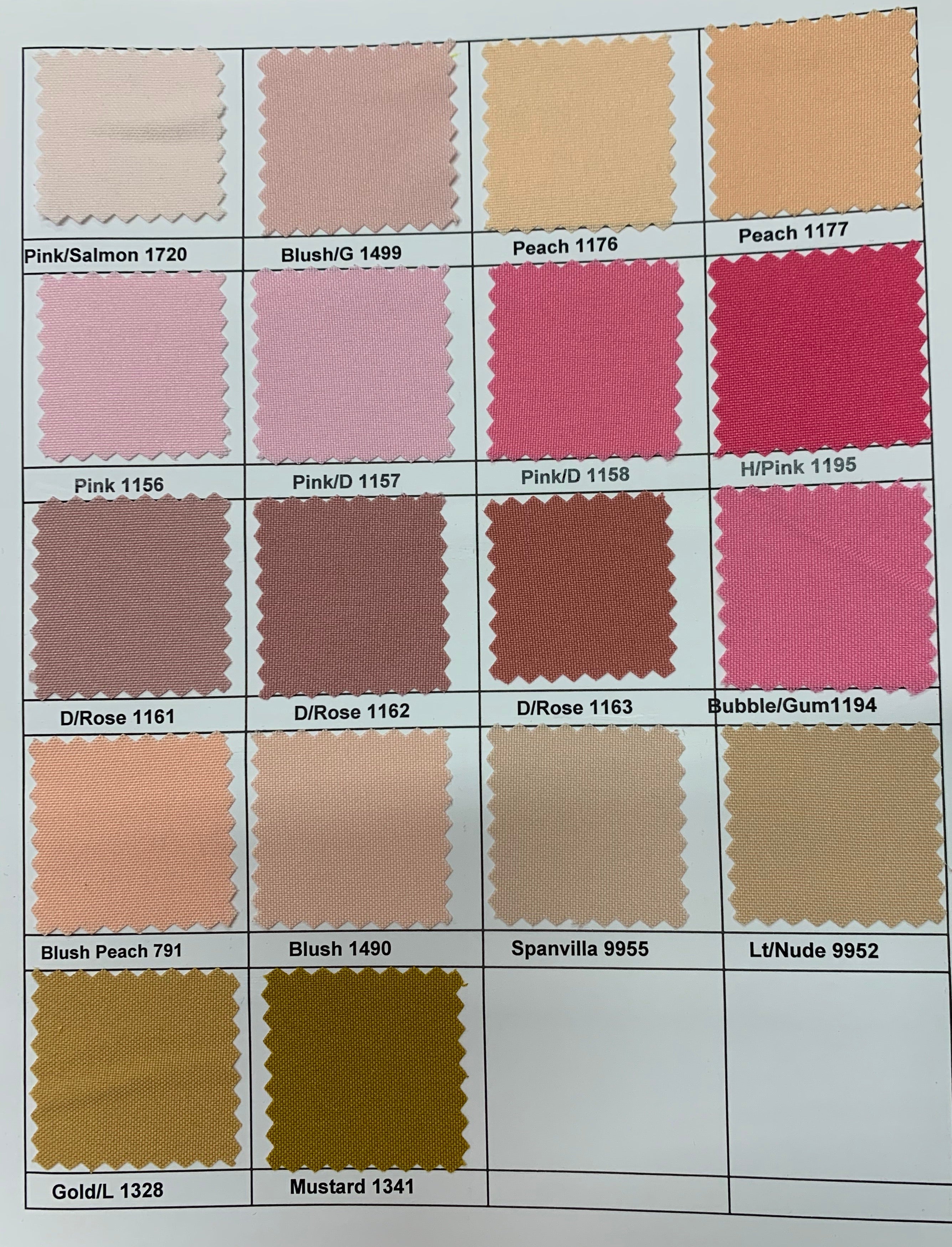 Poplins Fabrics 60”