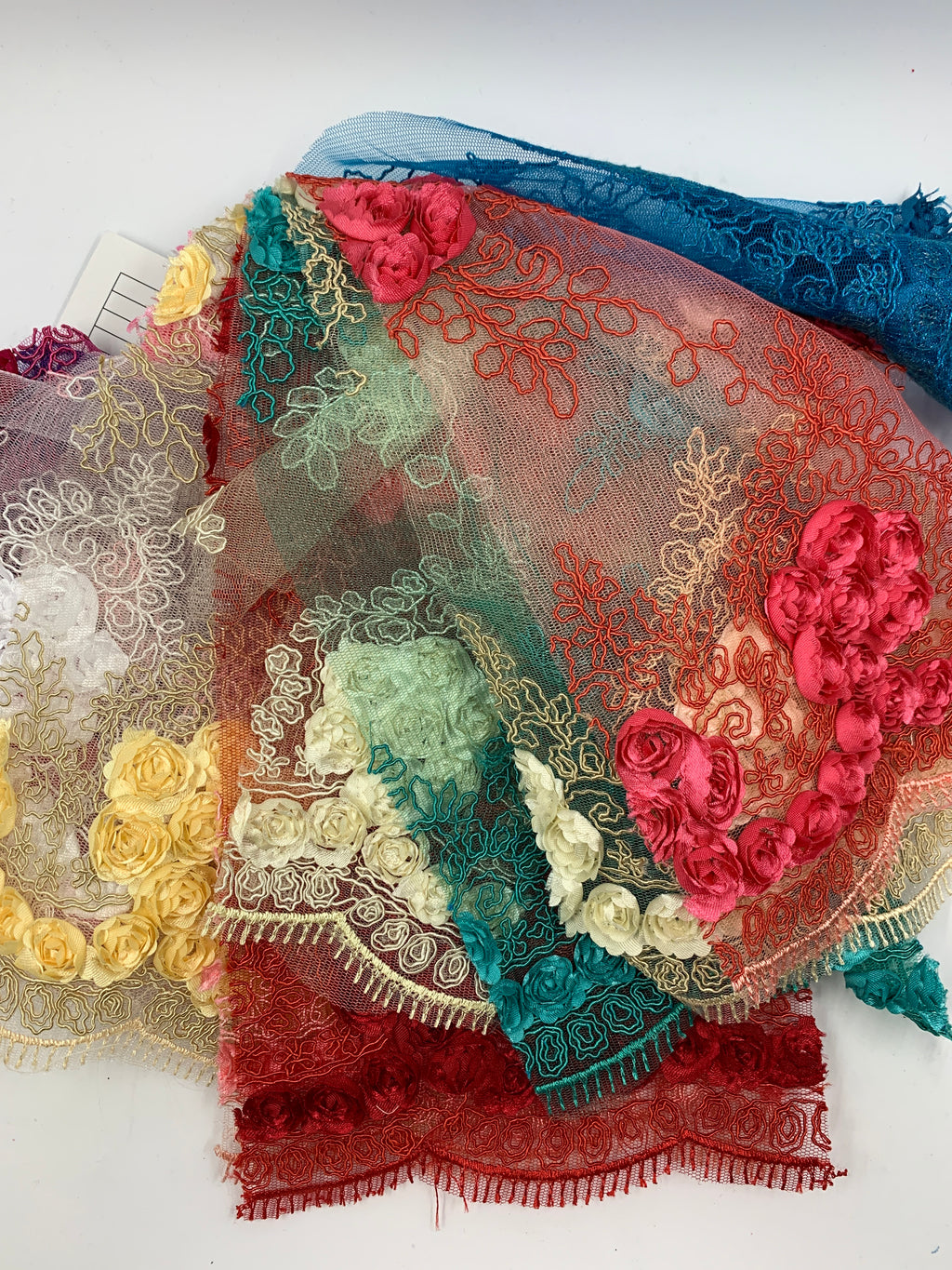 Lace fabric design 91313