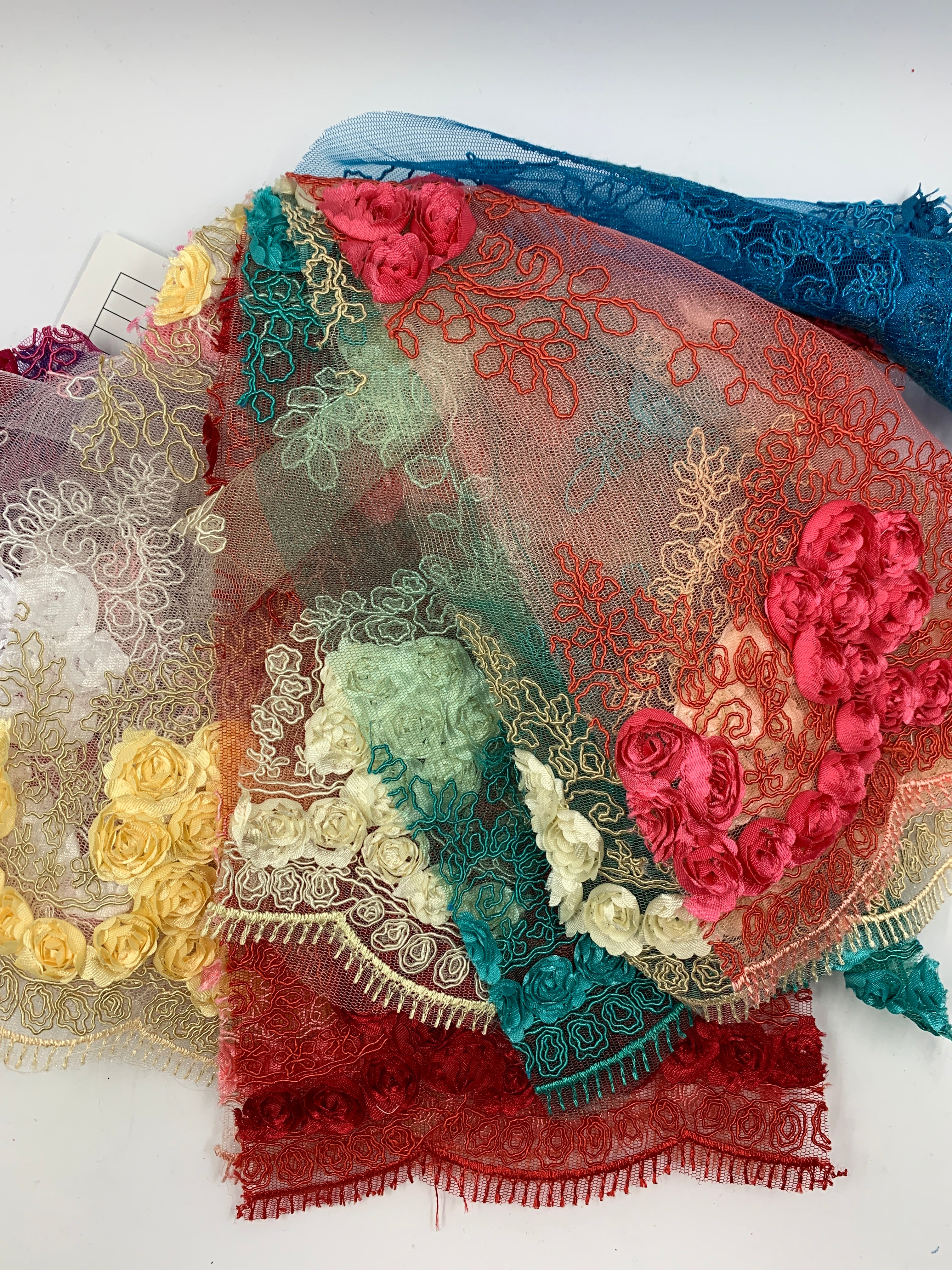 Lace fabric design 91313
