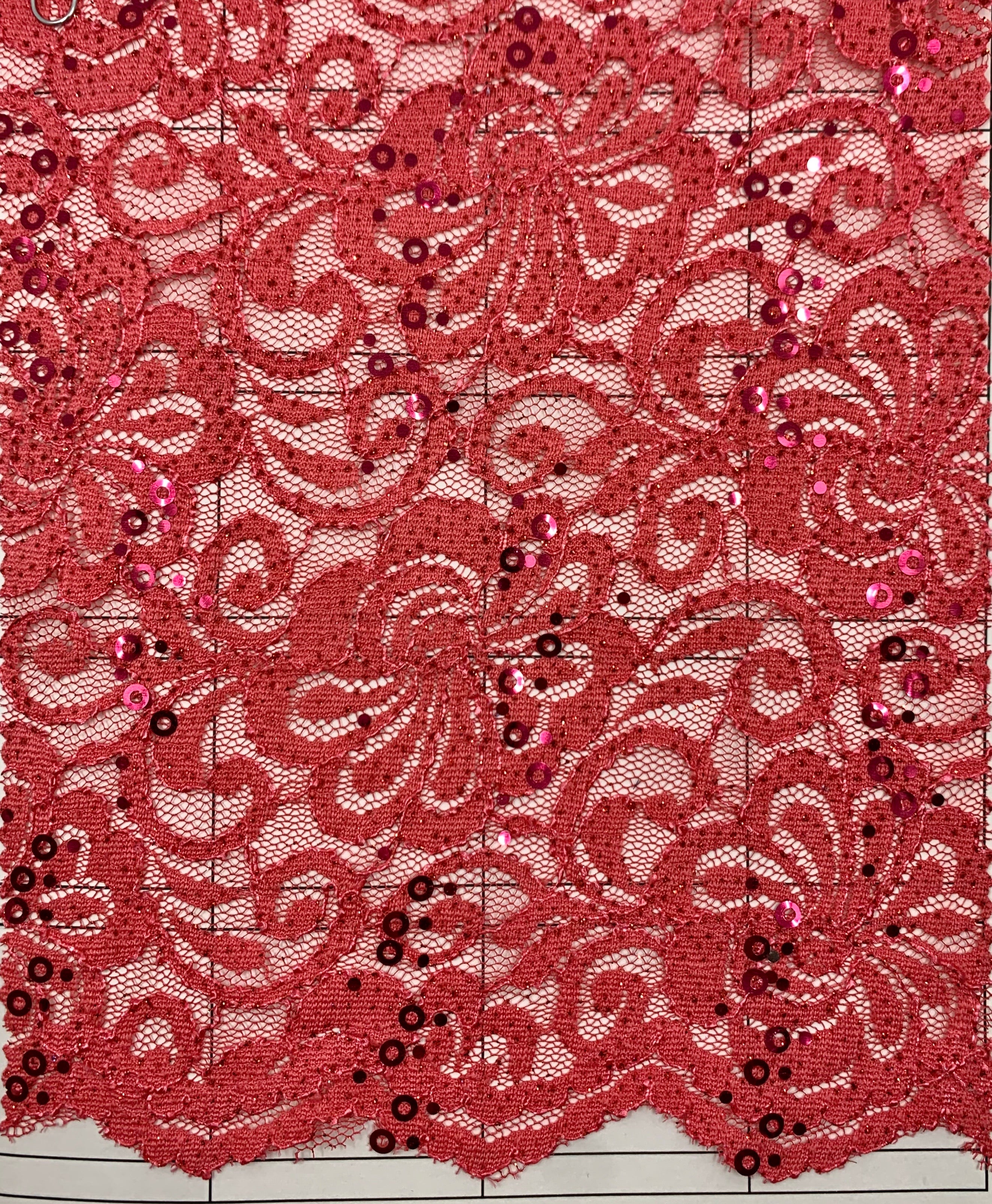 Lace fabric design T-325
