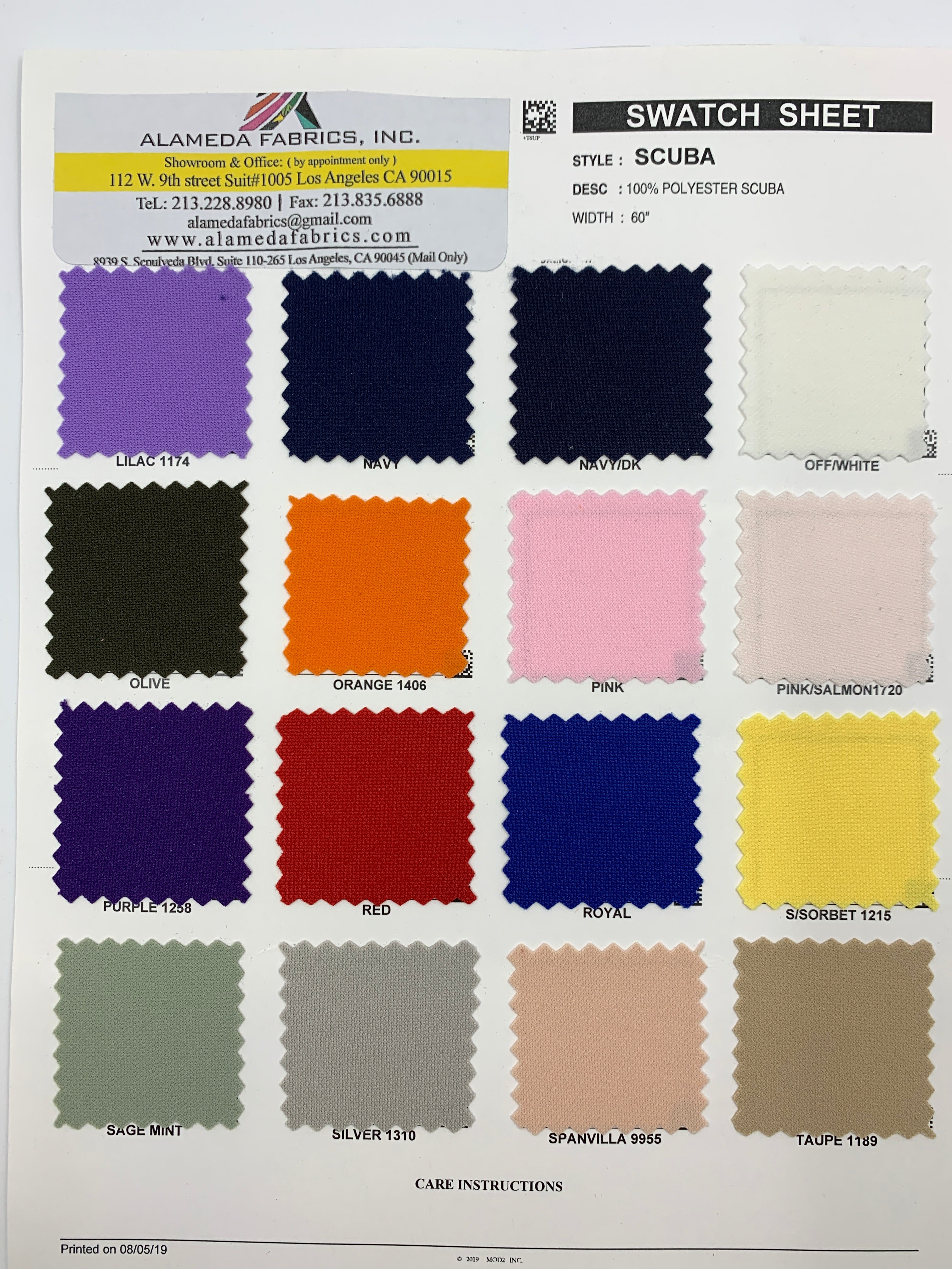 Scuba fabric