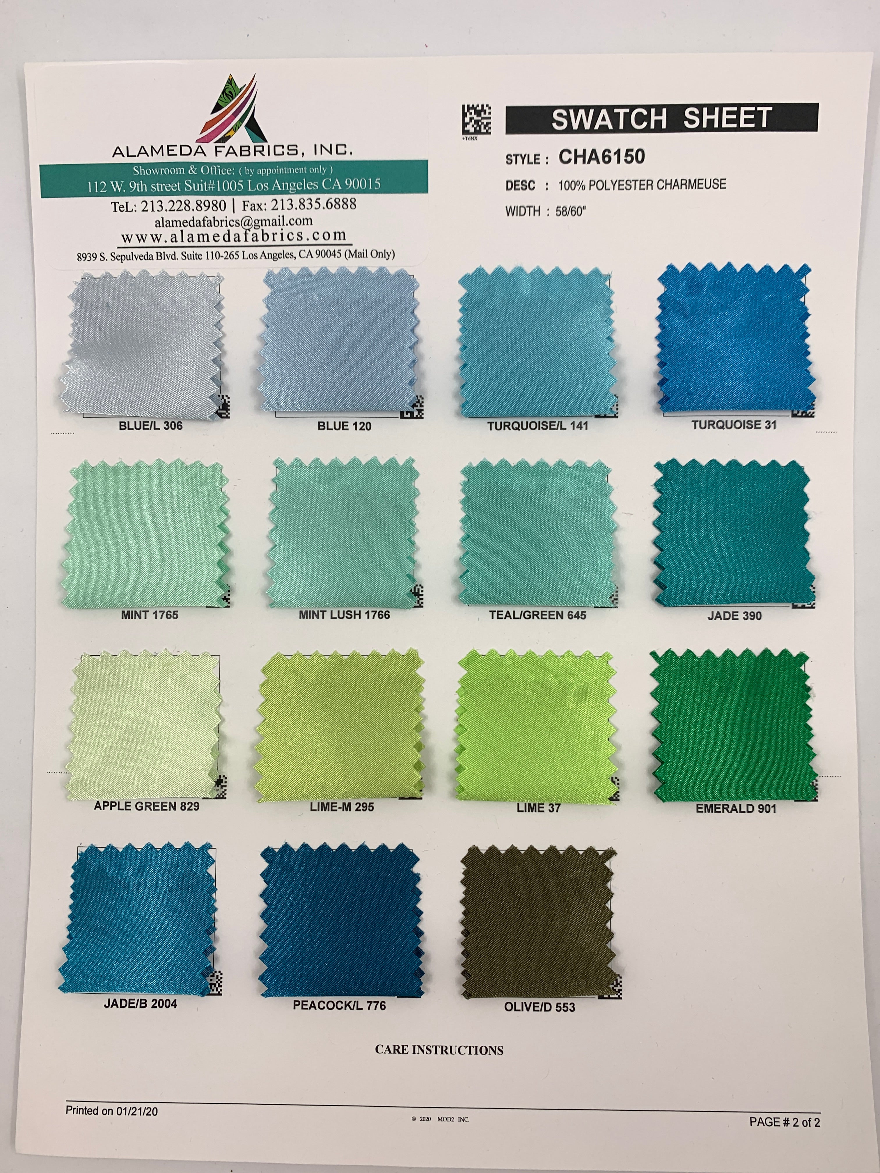 Charmeuse 58/60" (K)