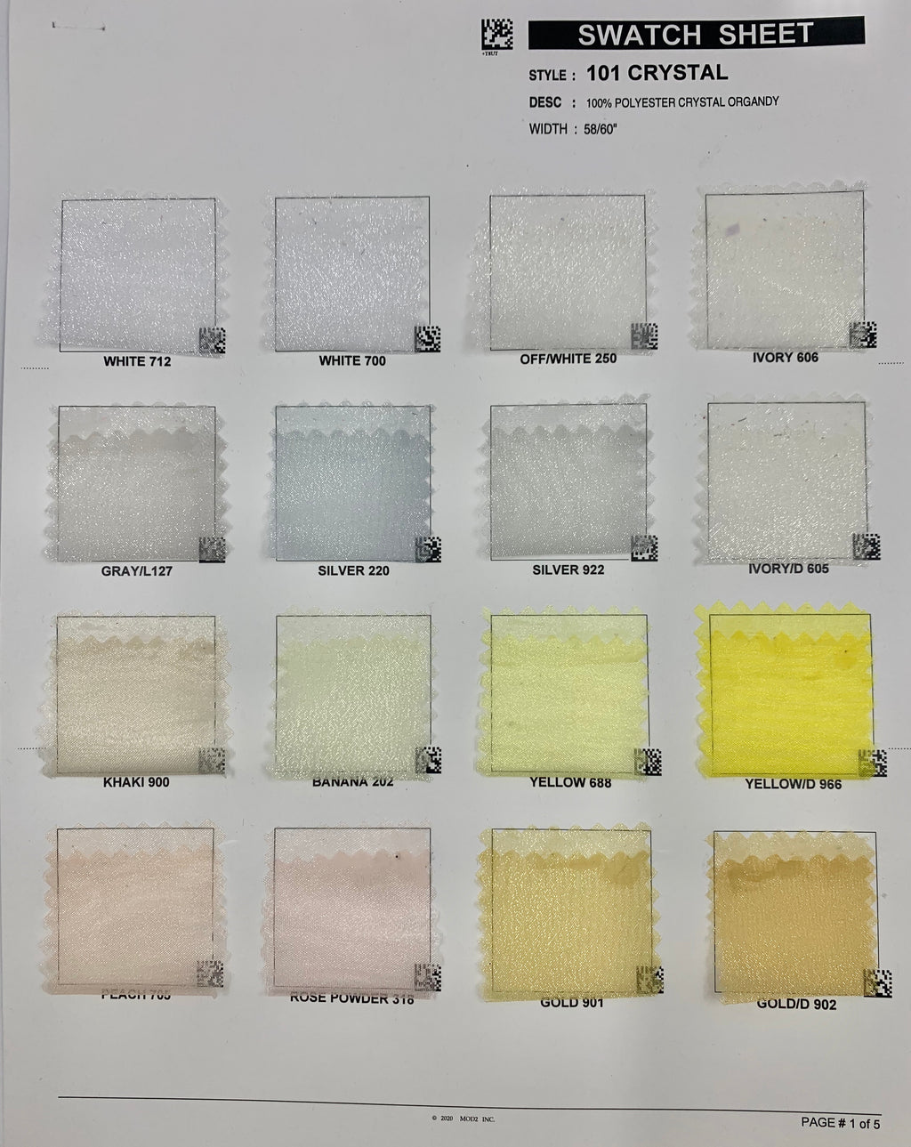 Organza crystal