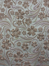 Load image into Gallery viewer, Brocade metallic jacquard design Optima