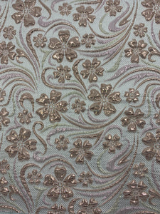 Brocade metallic jacquard design Optima