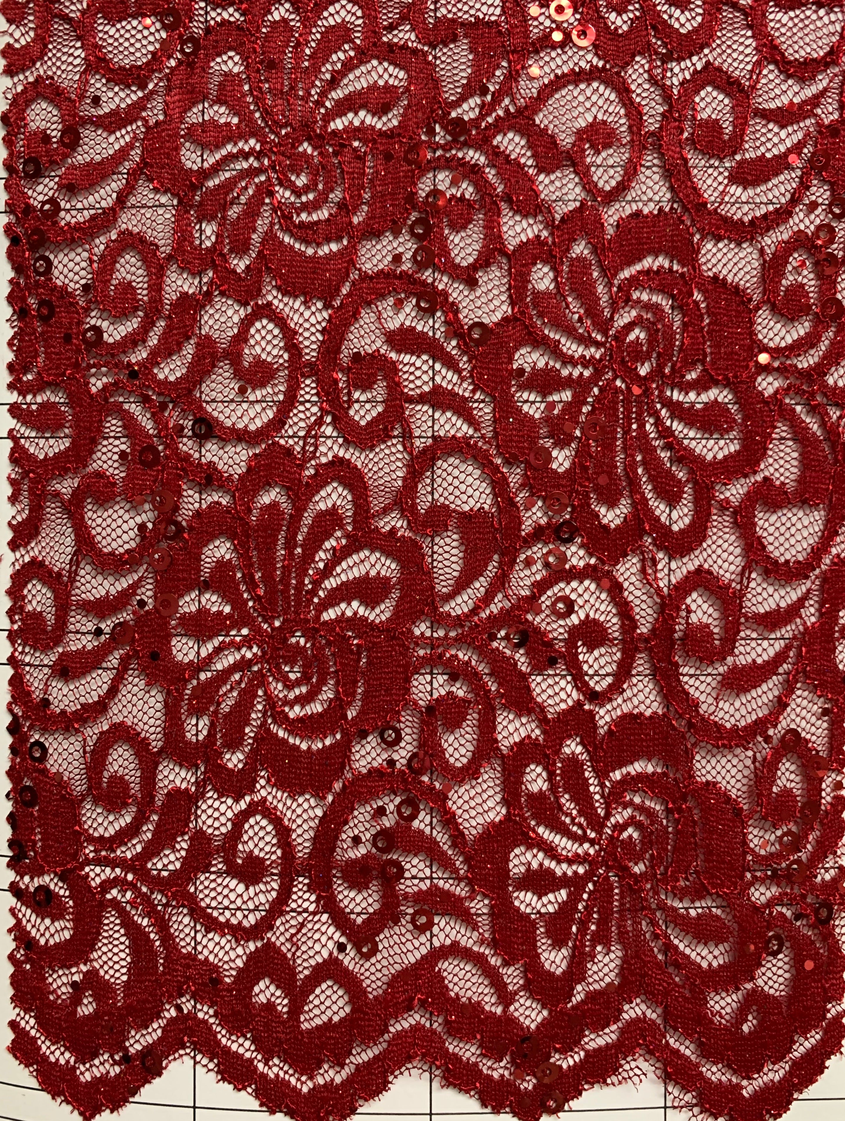 Lace fabric design T-325