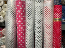 Load image into Gallery viewer, Polka dot design fabric